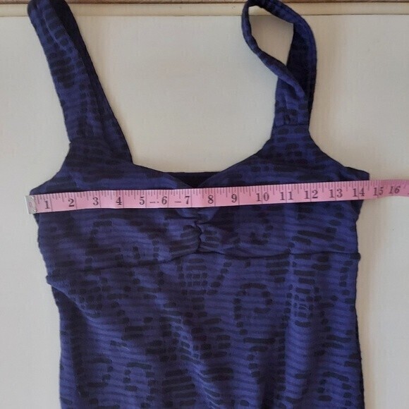 Free People blue black bodycon jacquard mini dress Sz small - Picture 6 of 7